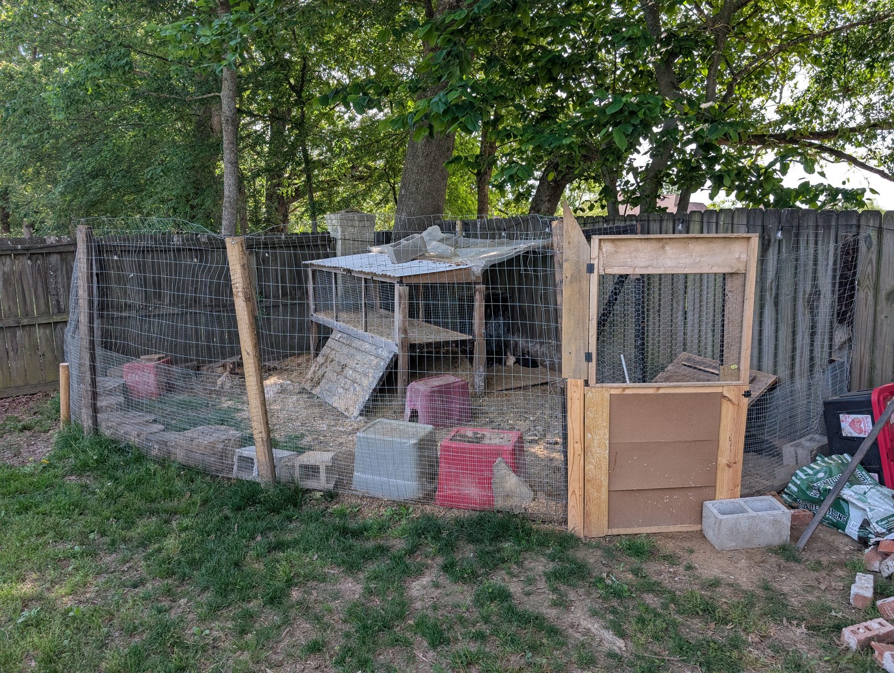 Outdoor rabbitry